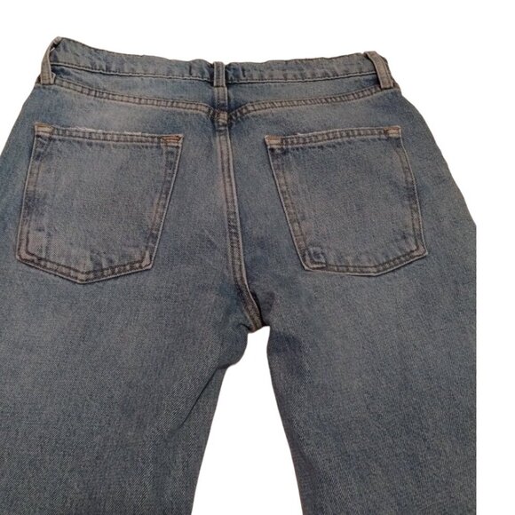 Free People We The Free Vixen Cigarette Jeans Straight Leg Vtg Indigo‎ Denim - Picture 5 of 8